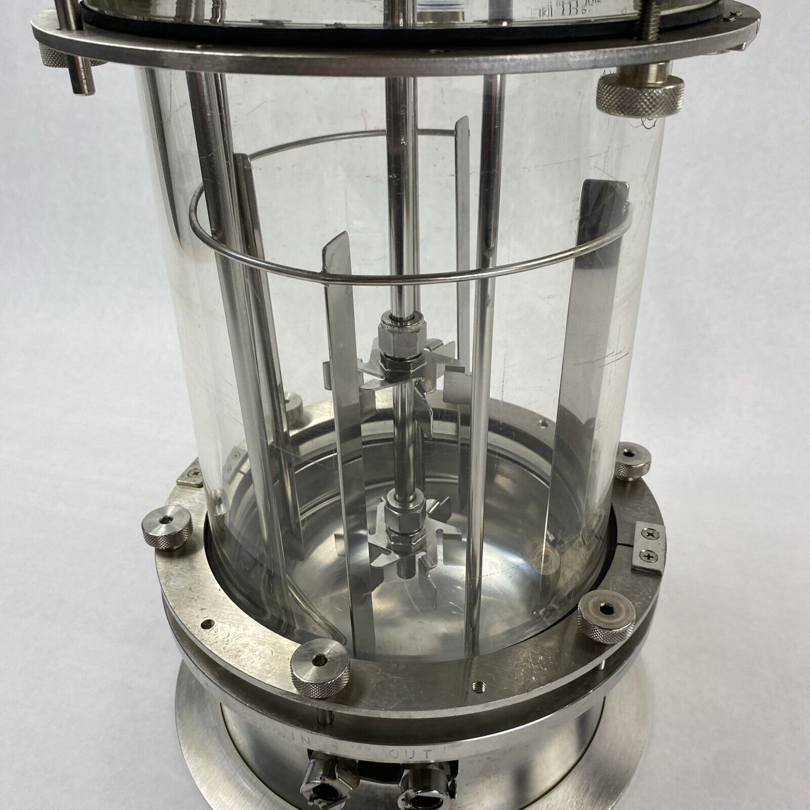 New Brunswick Scientific Q 605400 5L Glass Vessel Fermentor Bioreactor