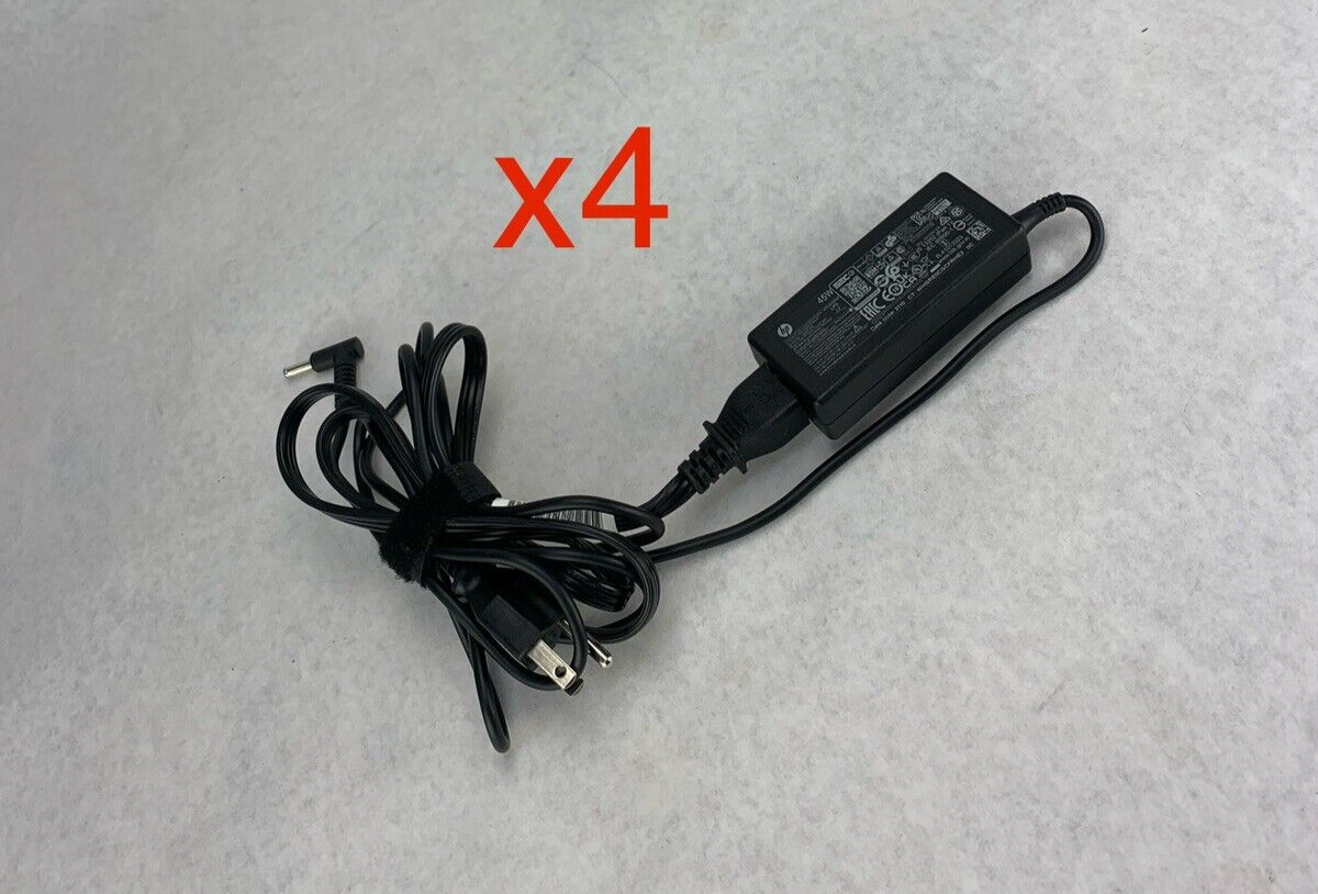 Mixed Lot of 4 HP Laptop Charger AC Adapter