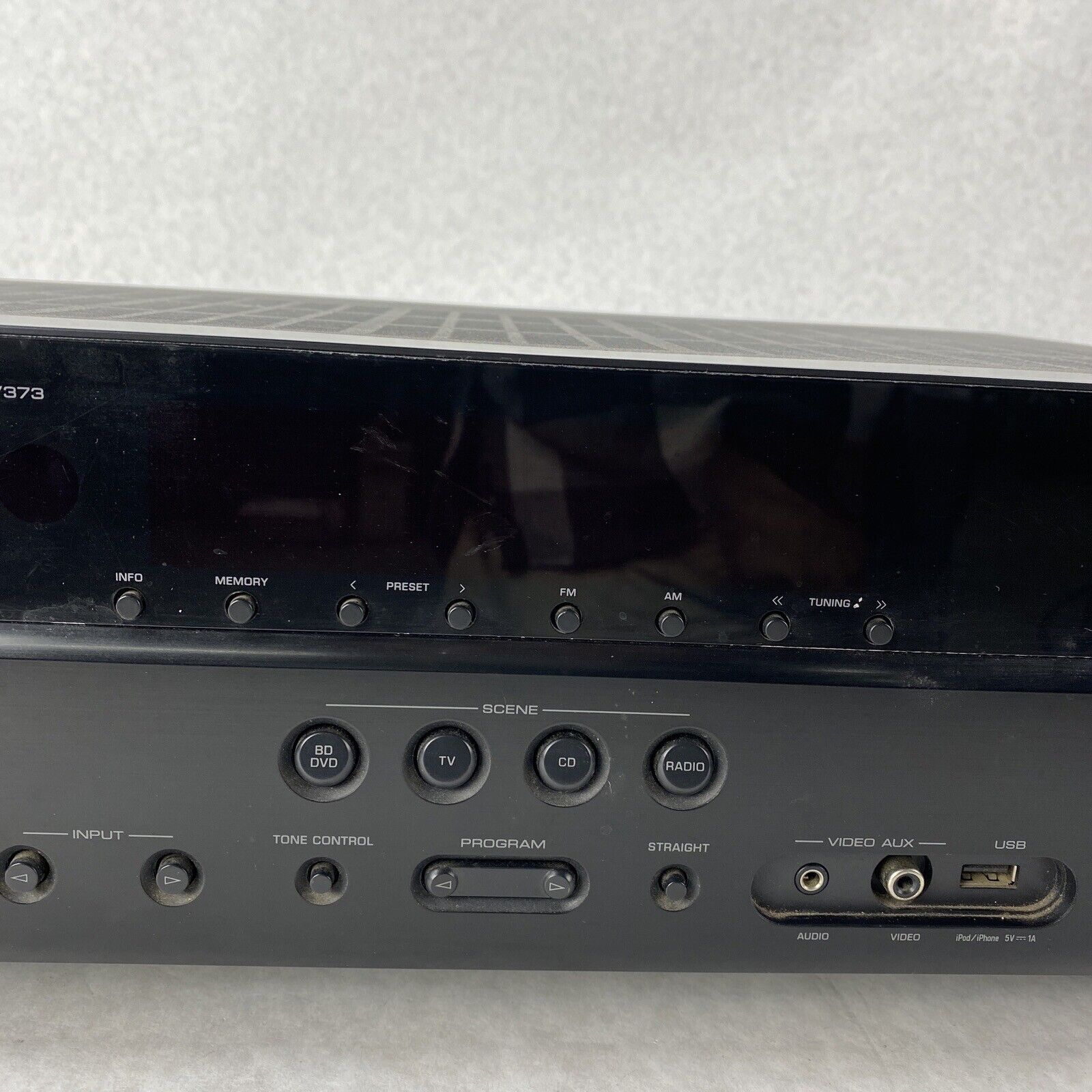 Yamaha RX-V373 Natural Sound AV Receiver No Remote Parts and Repair