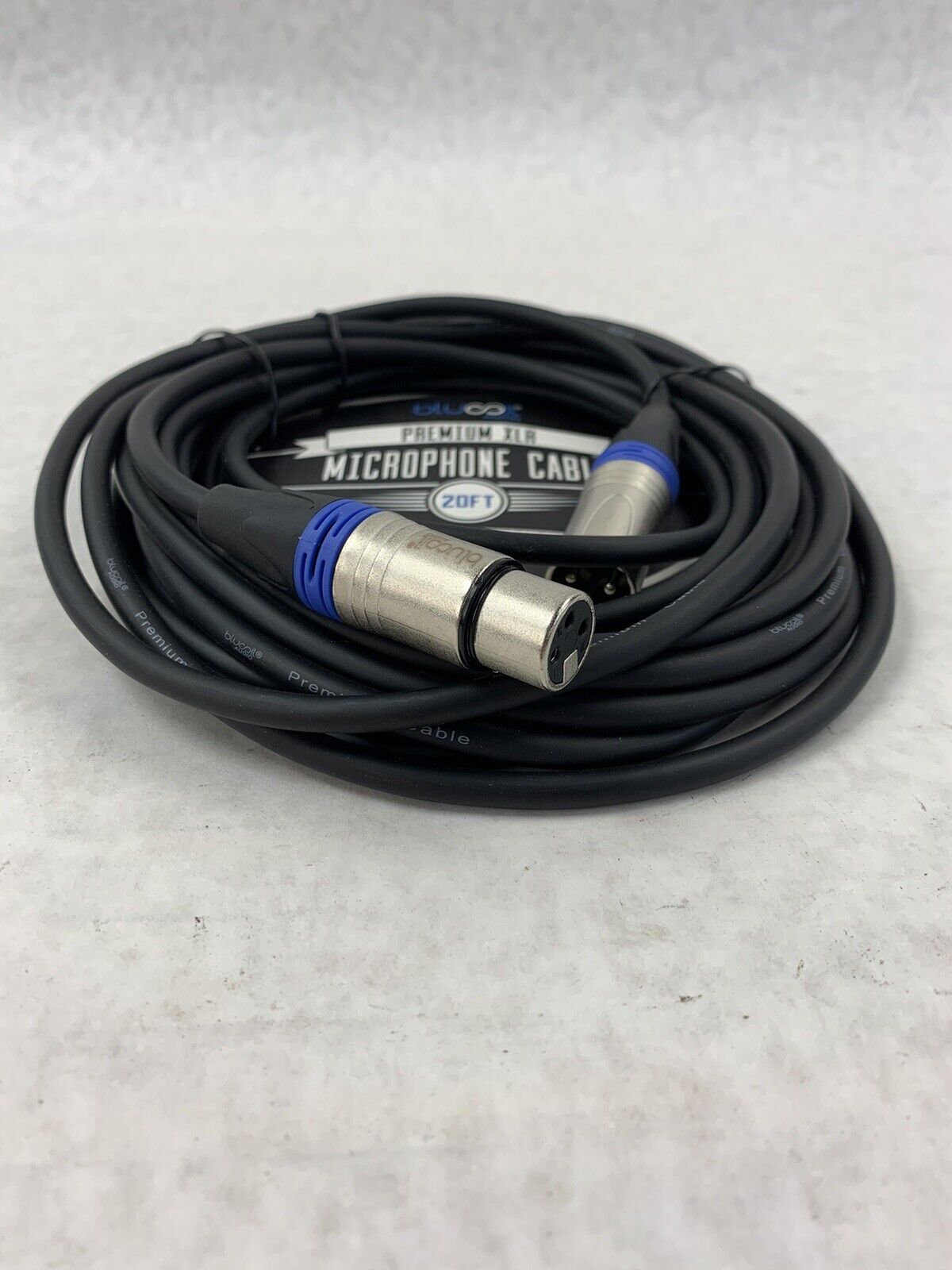 Bluecoil Audio Premium XLR 20ft Microphone Cable