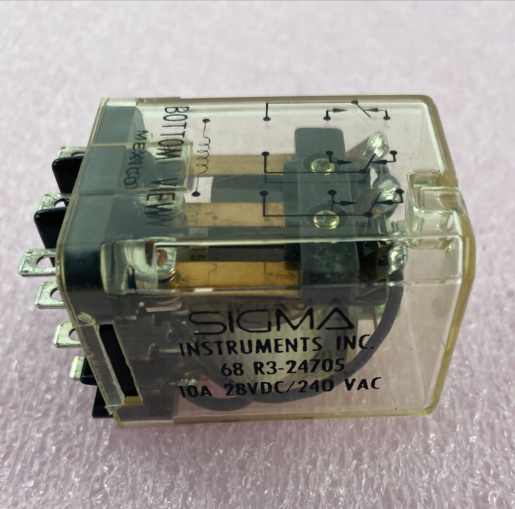 SIGMA Instruments Relay 68R3-24705 10A 28VDC/240 VAC