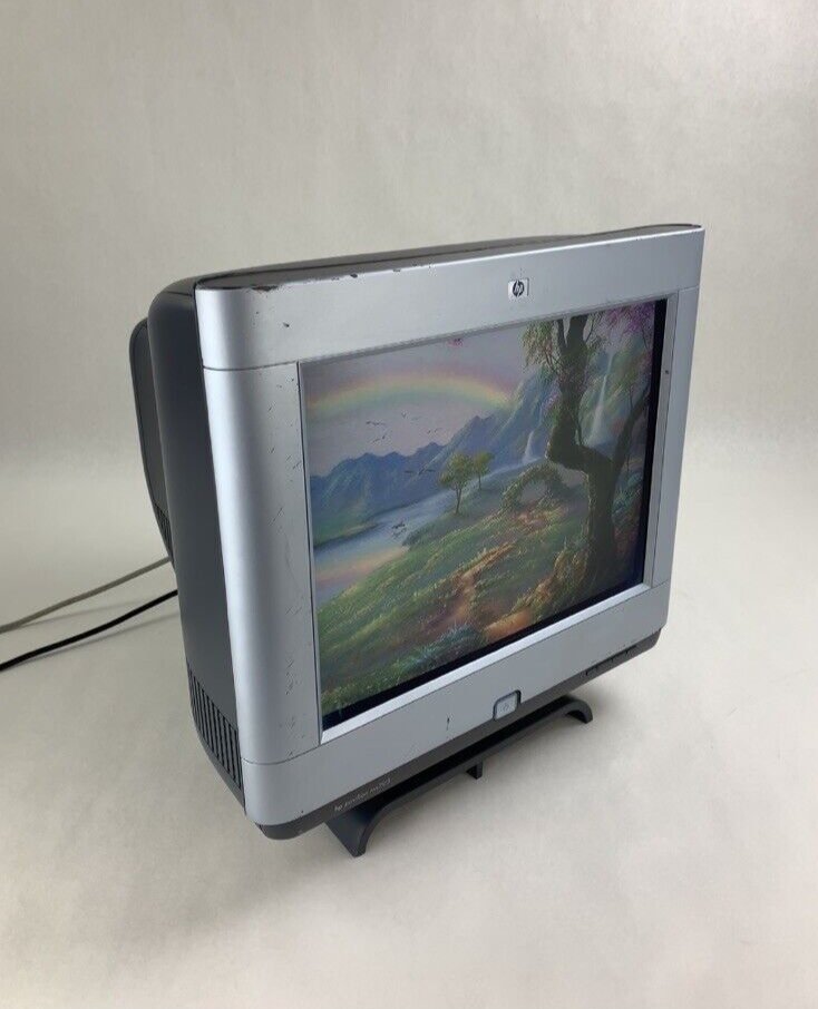 HP Pavilion mx703 PE1168 17" CRT Color VGA Computer Monitor Retro Gaming Tested