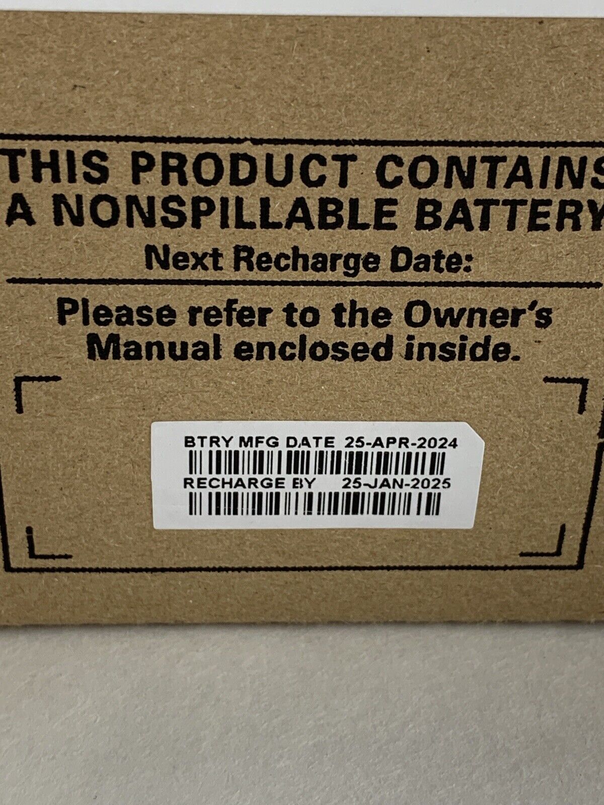 Eaton 5S1000LCD 1000 VA 600W AC 120V  External UPS  MFG 4/2024 Recharge 1/2025