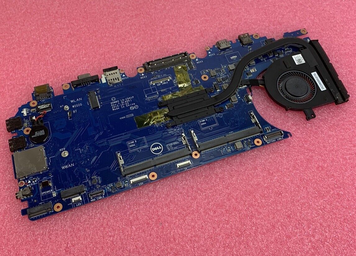 Dell JGMFT Latitude E5570 Laptop Motherboard Intel Core i5-6200U 2.3GHz