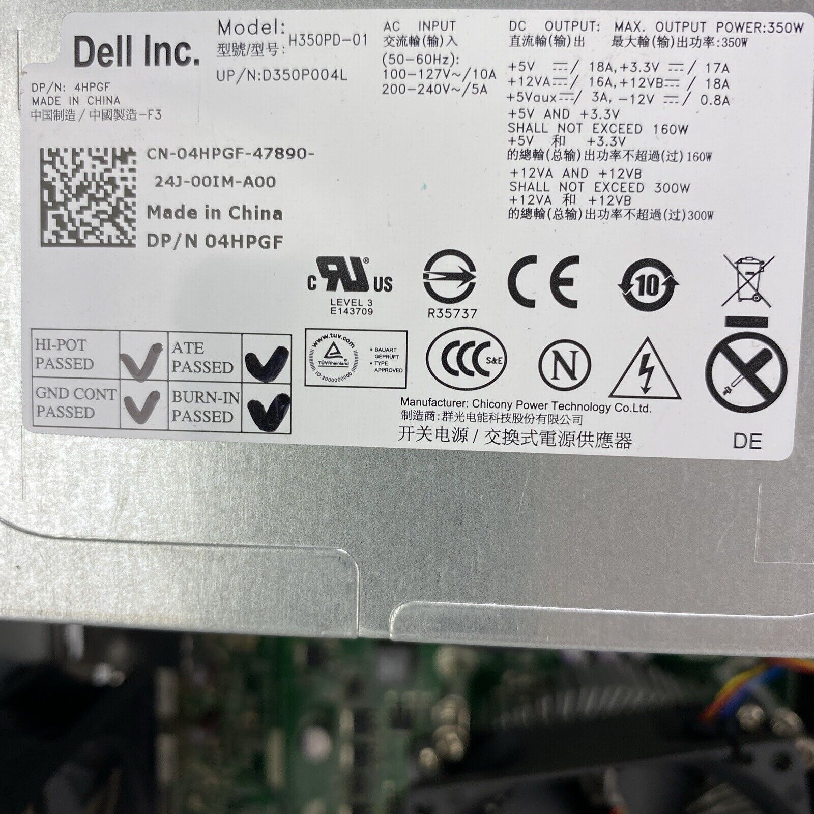 Dell Optiplex 390 MT Intel Core i3-2100 3.10GHz CPU 4GB RAM No HDD No OS