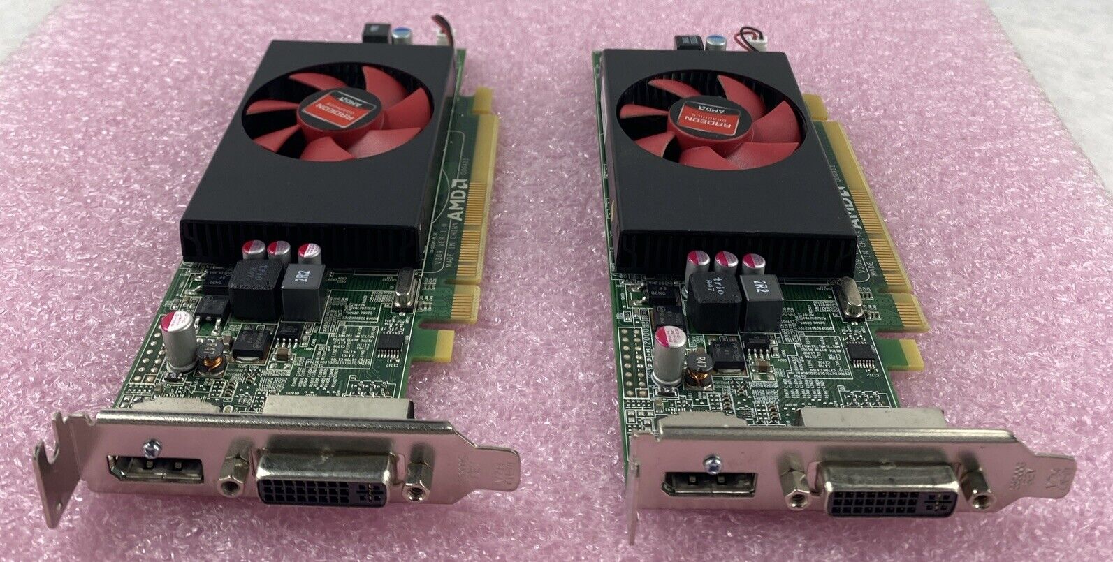 Lot(2) Dell 0F9P1R Radeon HD8490 1GB DVI DisplayPort PCIe SFF Video Graphics GPU