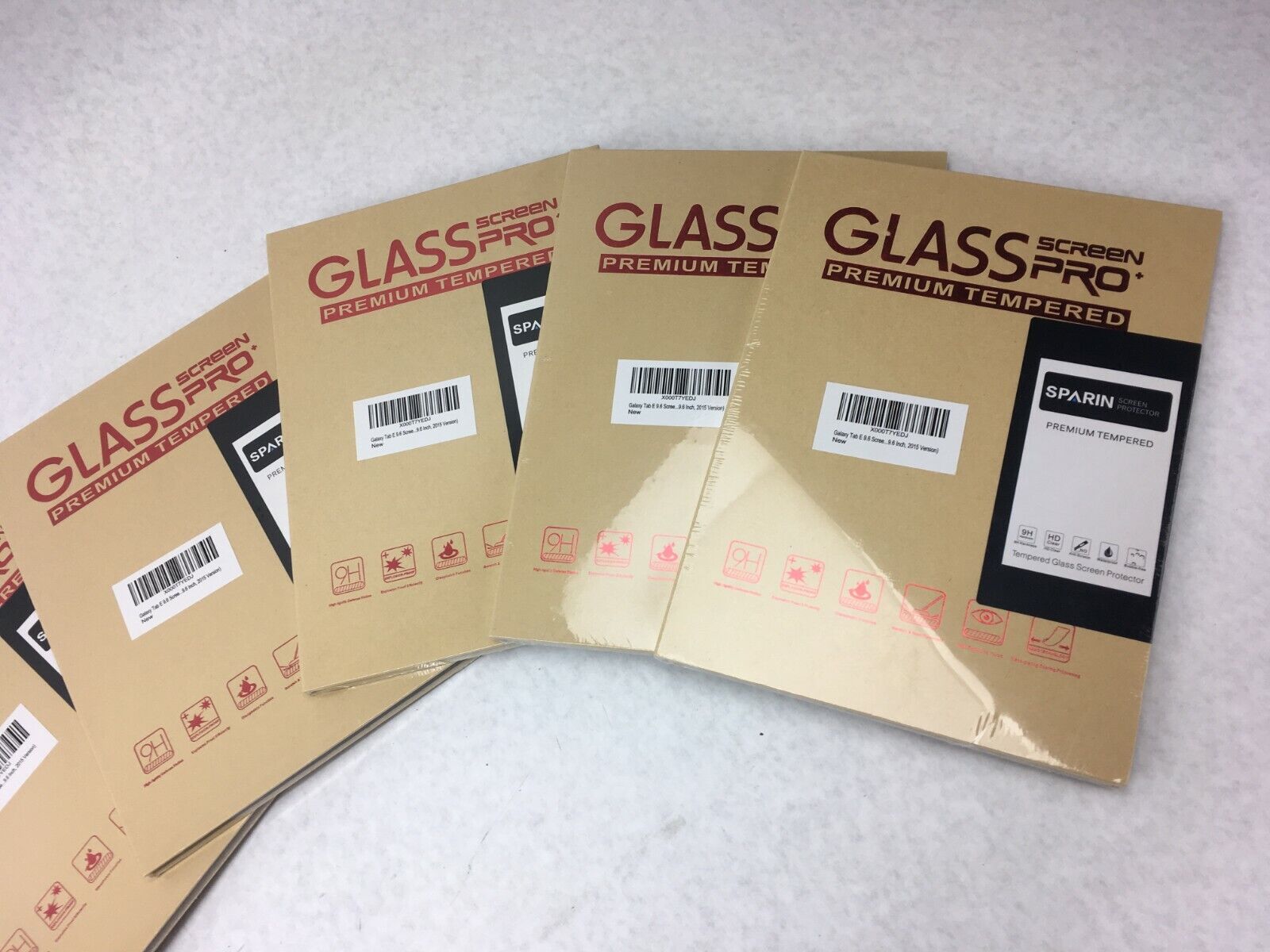 Premium Tempered 9H Glass Screen Protector For Samsung Galaxy Tab E 9.6 Lot of 7