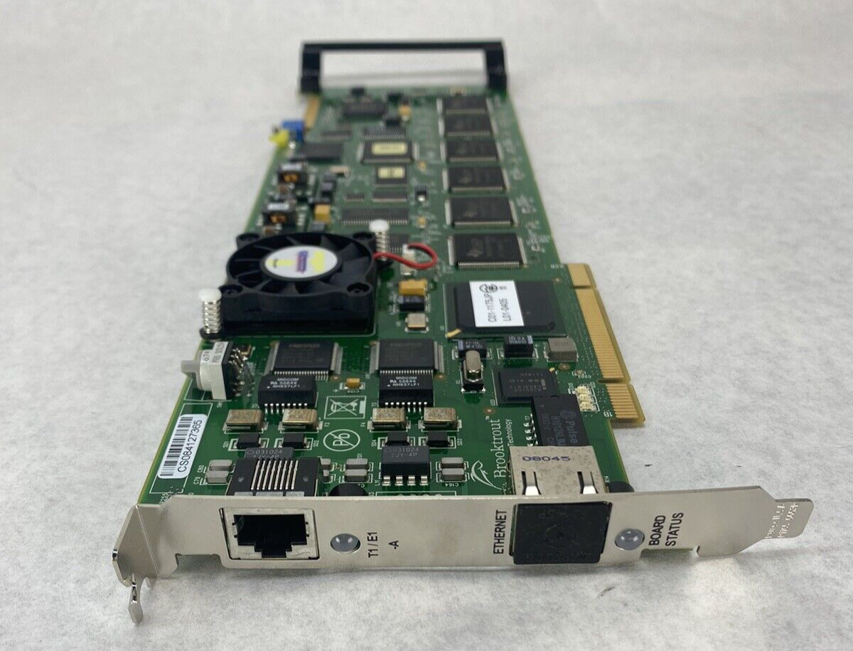 Dialogic Brooktrout Technology P/N: TR1034+P8H-T1-1N-R PCI Voice Data Board