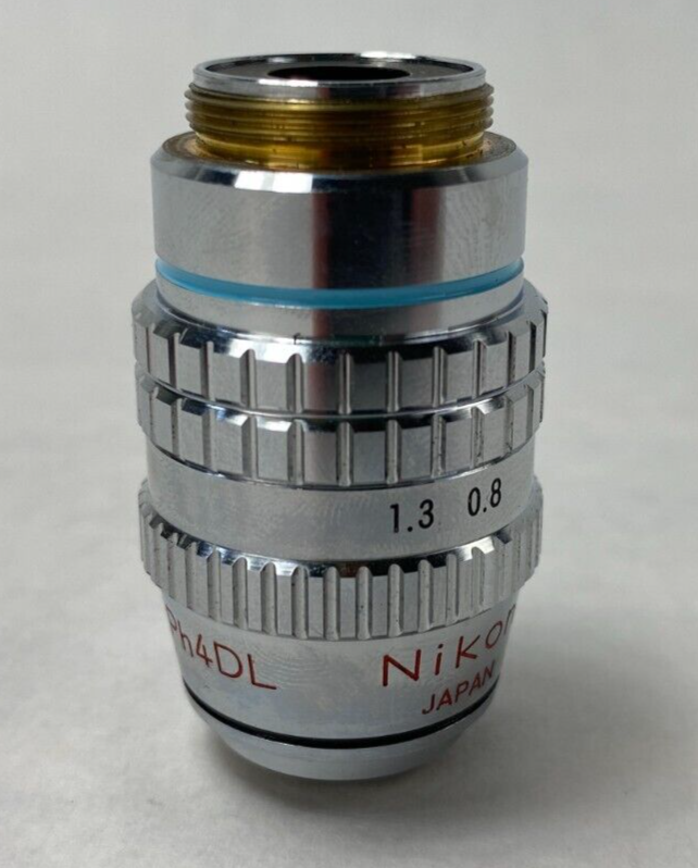 Nikon Fluor 40x 1.30 Oil Ph4DL 160/0.17 Microscope Objective Lens