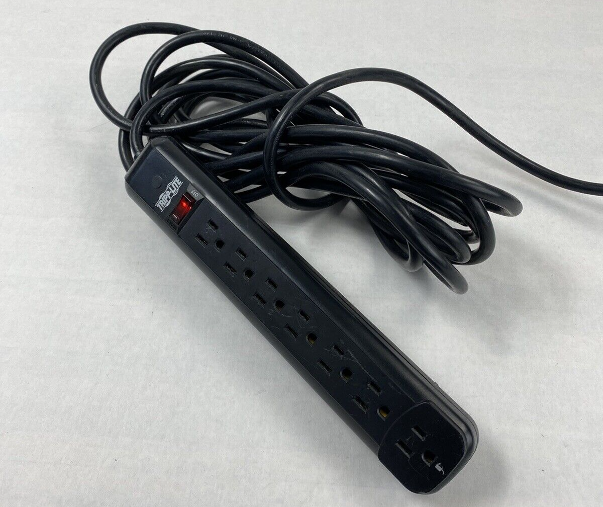 Tripp-Lite PS725B 25FT Surge Protector 7 Outlet Power Strip Tested