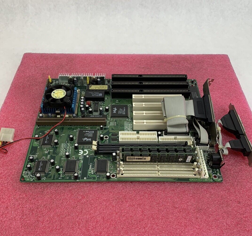 Shuttle HOT-577 Motherboard Pentium 166MHZ 64MB RAM Bad Dallas Time Chip