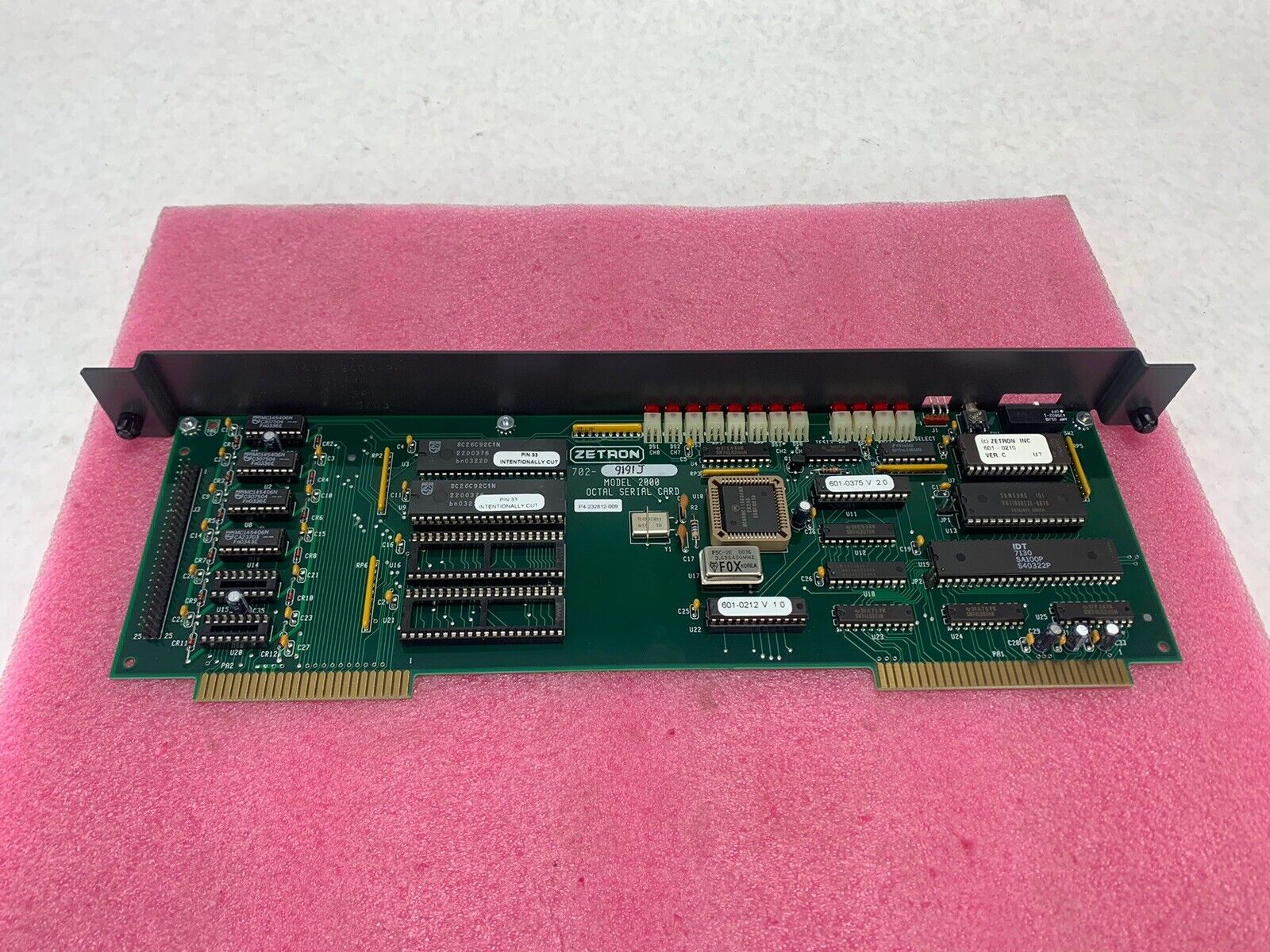 Zetron Octal Serial Card 2000 Series 702-9191 Model 2000