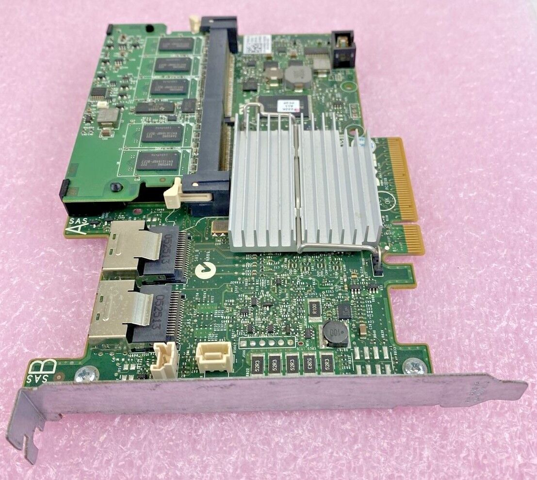 Dell 0Y421J Poweredge R710 R610 PCI-e 6Gbs SAS RAID Controller Card + RAM 0XXFVX