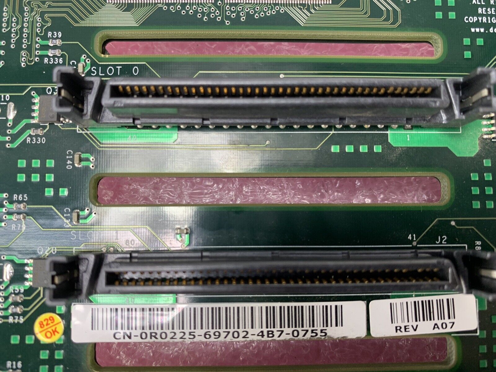 Dell PowerEdge 2600 Backplane R0225 REV A07