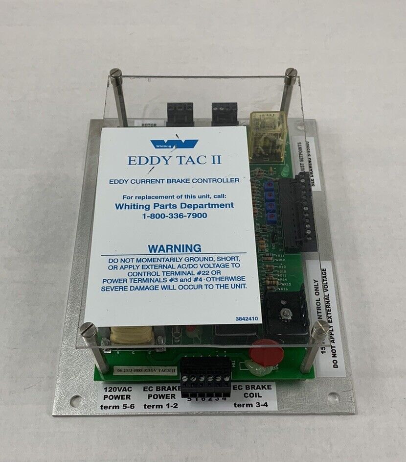 Whiting EDDY TAC II 040553X Eddy Current Brake Controller