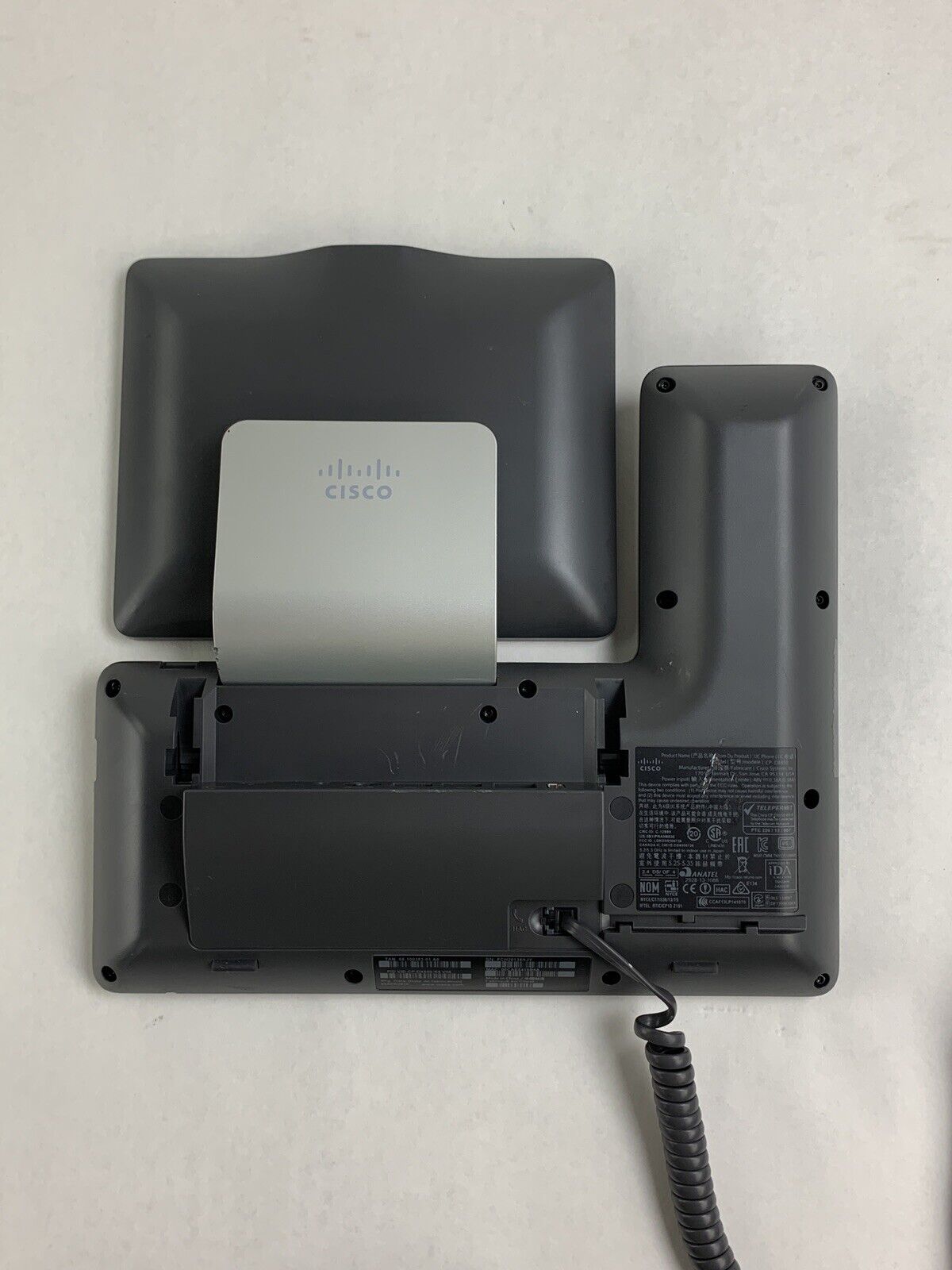 Cisco DX650 IP Phone CP-DX650-K9 VoIP SIP Phone W/ Stand & Handset Tested Reset