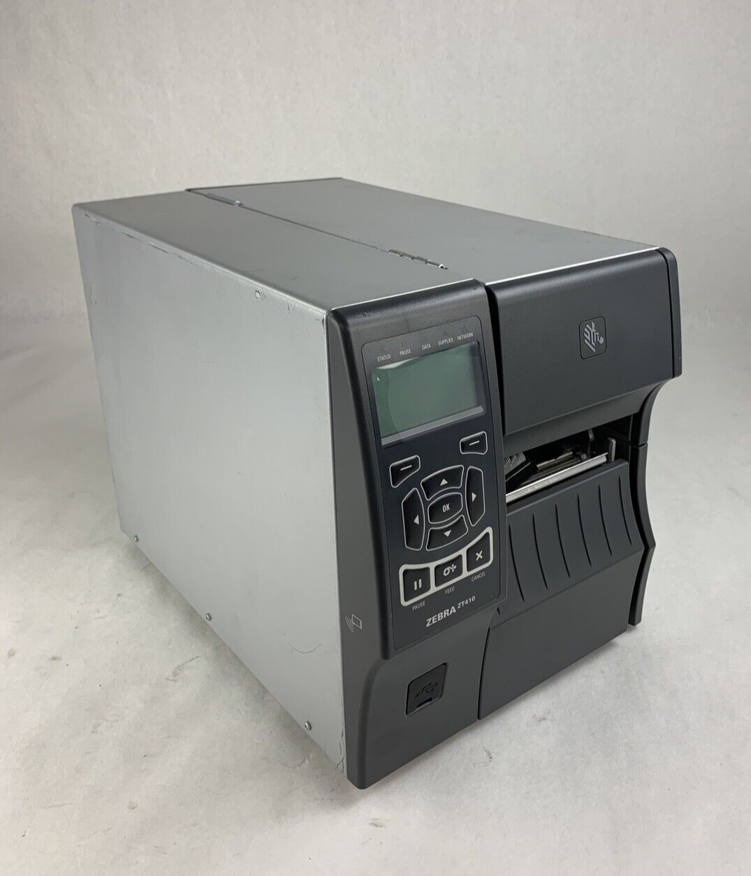 Zebra ZT410 Direct Thermal USB Barcode Printer No Printhead or Ribbon For Parts