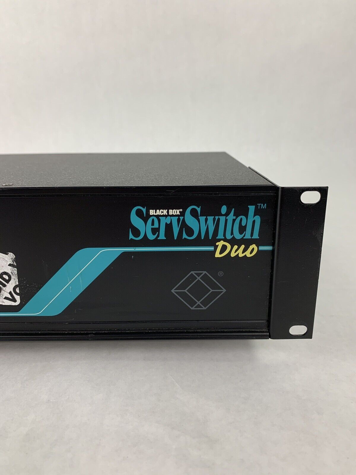 Black Box ServSwitch DUO R2 P/N KV6112FA Tested Auto Scan Button Missing Cover