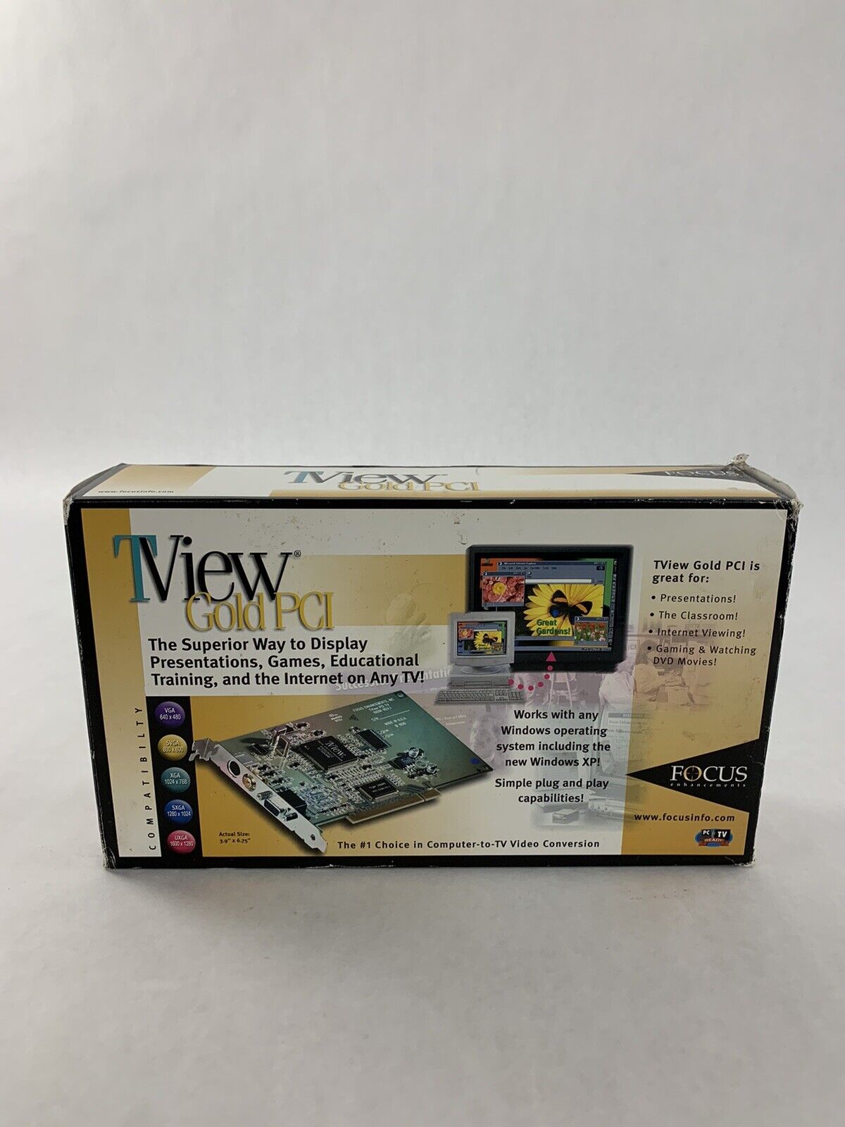 TView Gold PCI 444-5207  PC to Tv