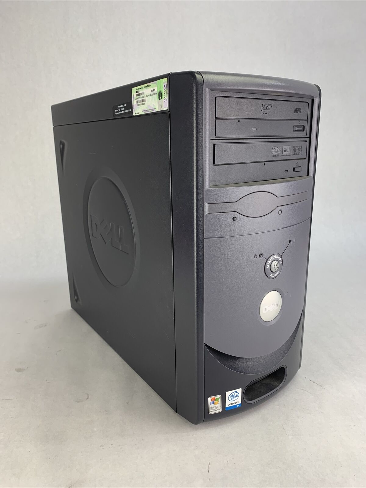 Dell Dimension 3000 MT Intel Celeron 2.4GHz 512MB No HDD No OS