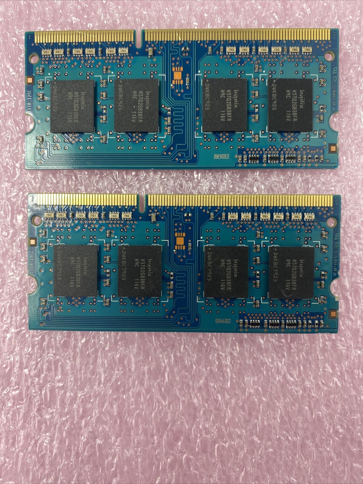 Lot( 2 ) 2GB Hynix HMT325S6BFR8C-H9 SO-DIMM 1333 MHz PC3-10600 DDR3 SDRAM Memory