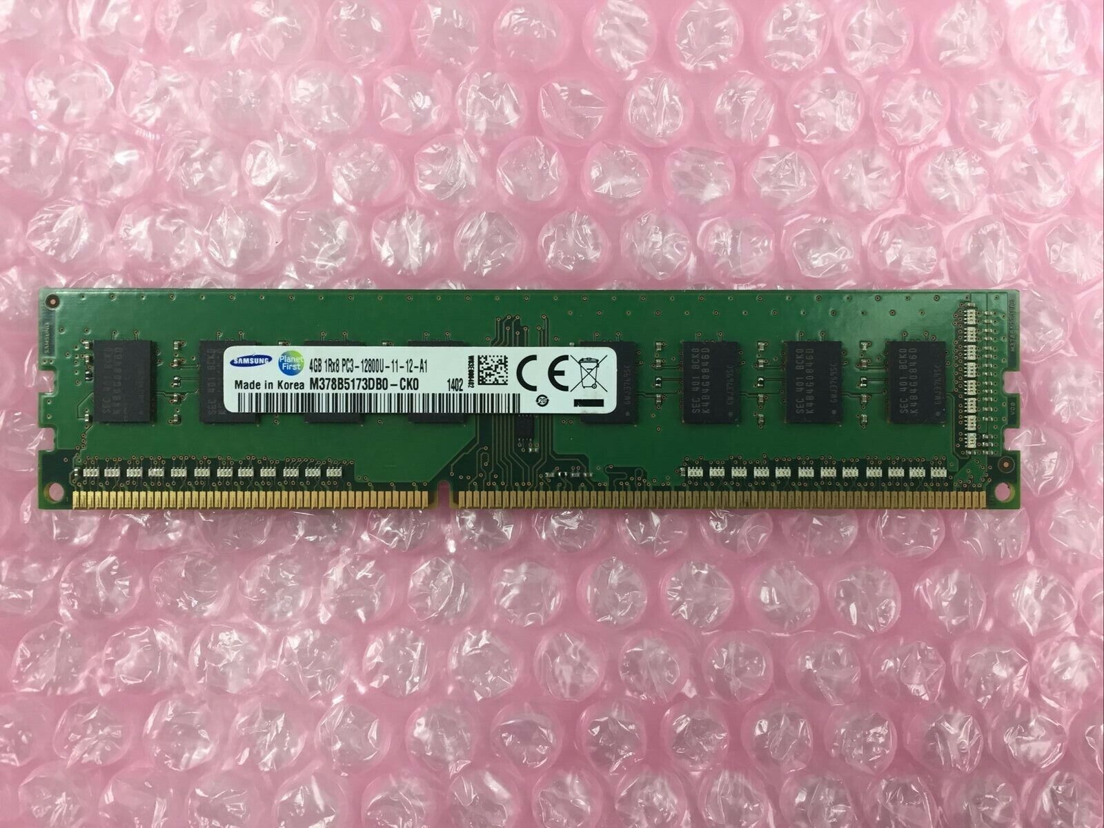 Samsung 4GB 1Rx8 PC3-12800U-11-12-A1 M378B5173DB0 M378B5173QH0-CK0