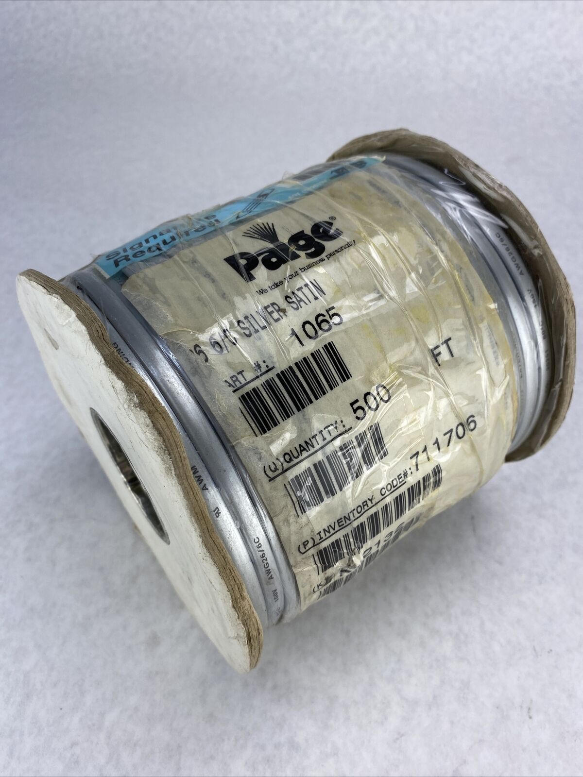 Paige Electric 1065 6/C Silver Satin 150V - 500 FT