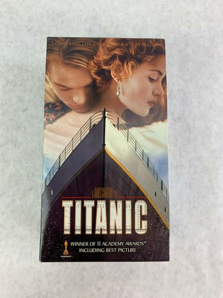Vintage Classic Titanic VHS 2 Tape Set Movie