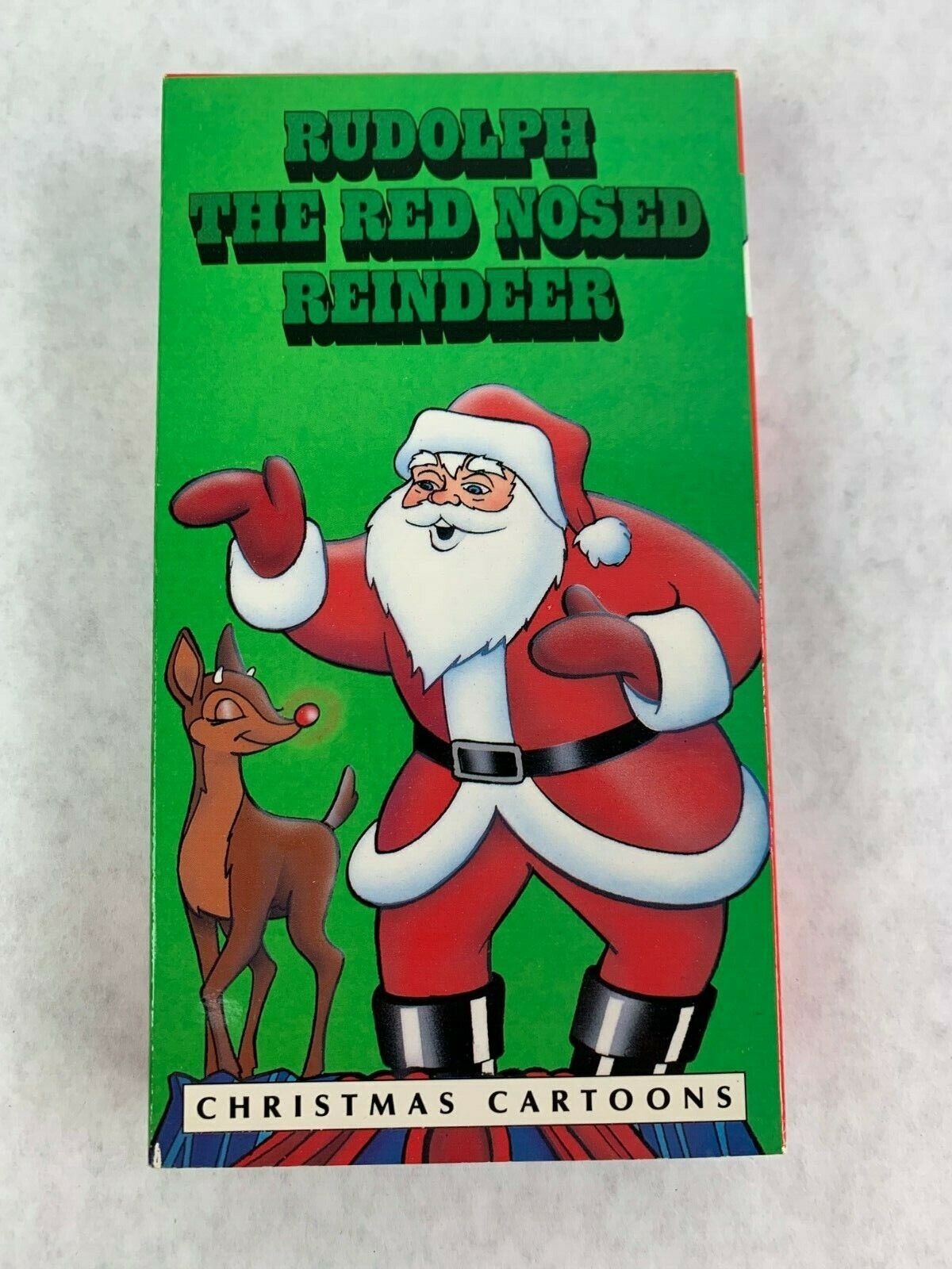 Vintage Classic Rudolph the Red Nosed Reindeer 1993 VHS Tape Movie Christmas