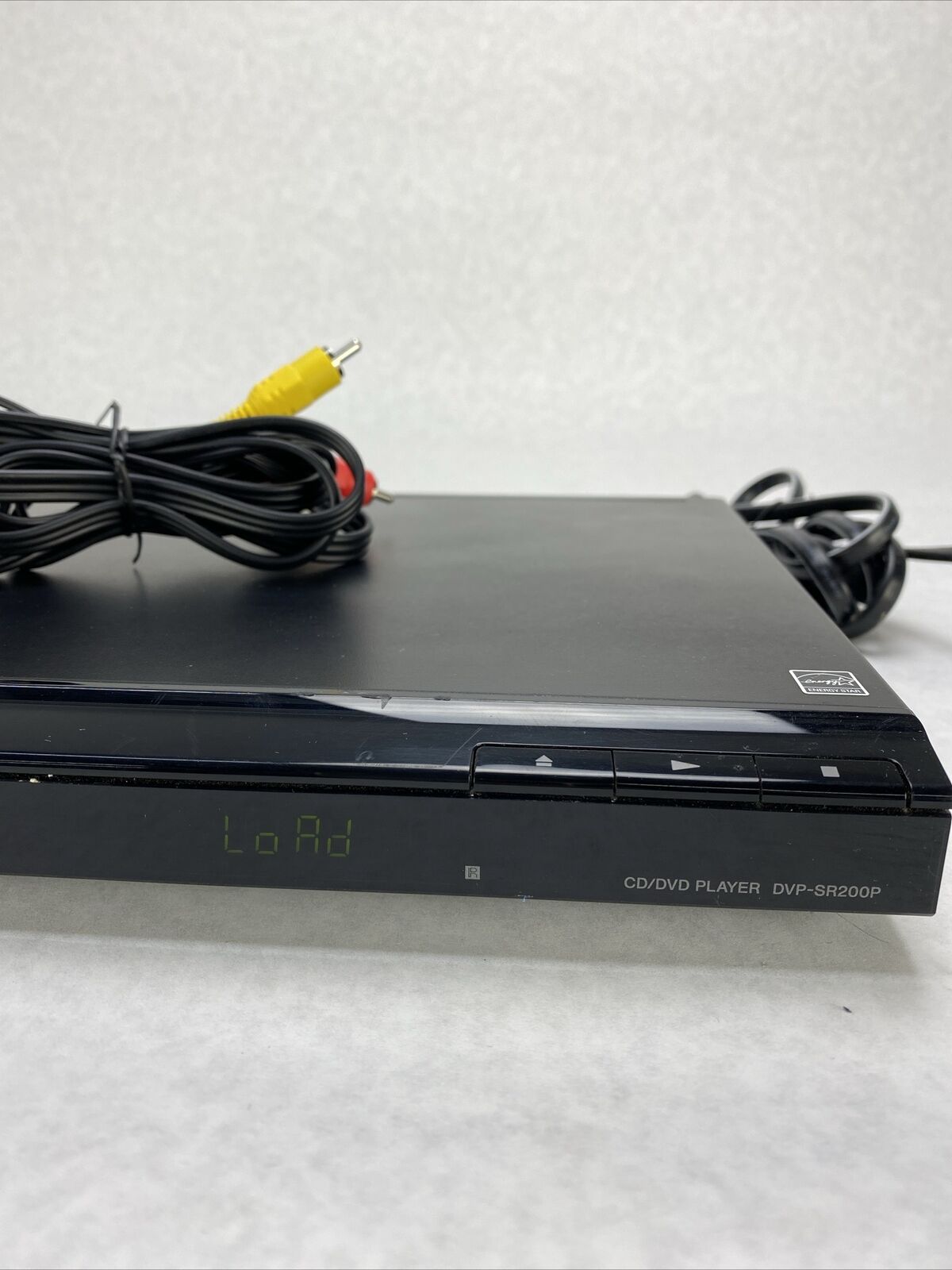 Sony DVP-SR200P DVD CD Player Black Tested NO REMOTE