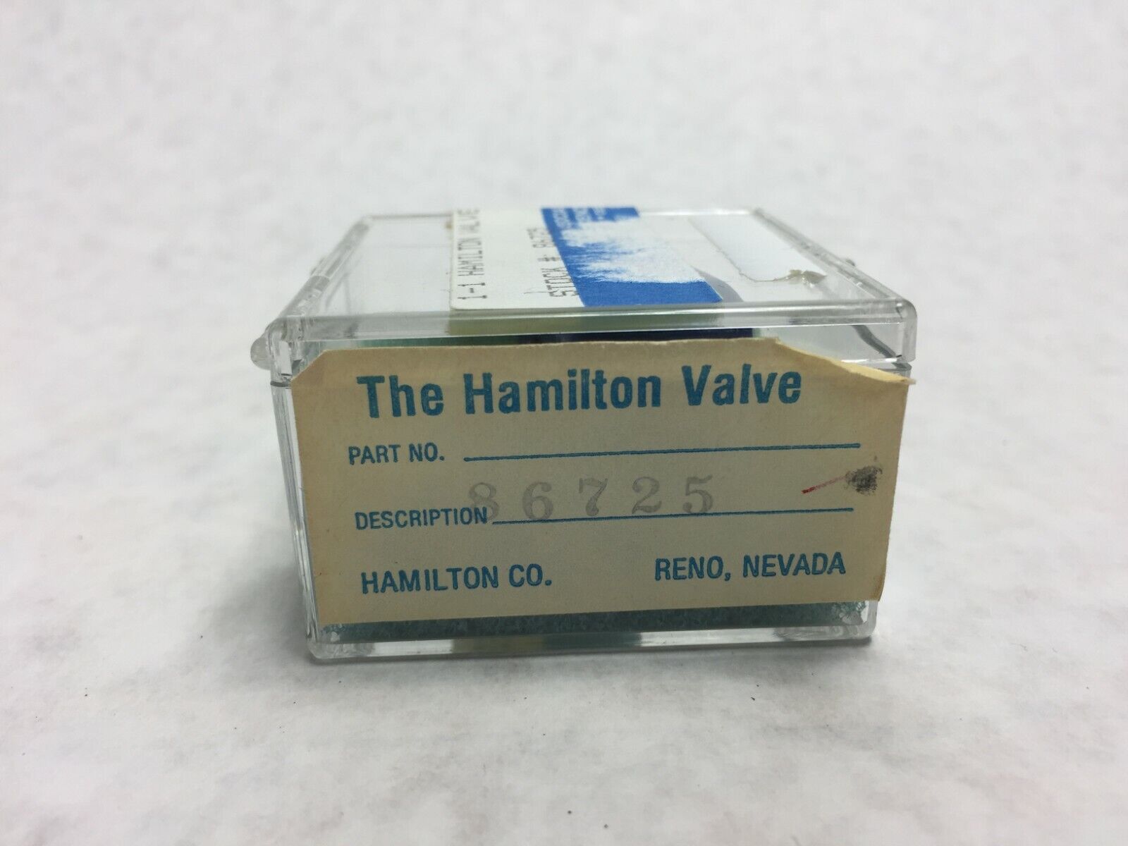 Hamilton Valve Stock # 86725  B42   NOS