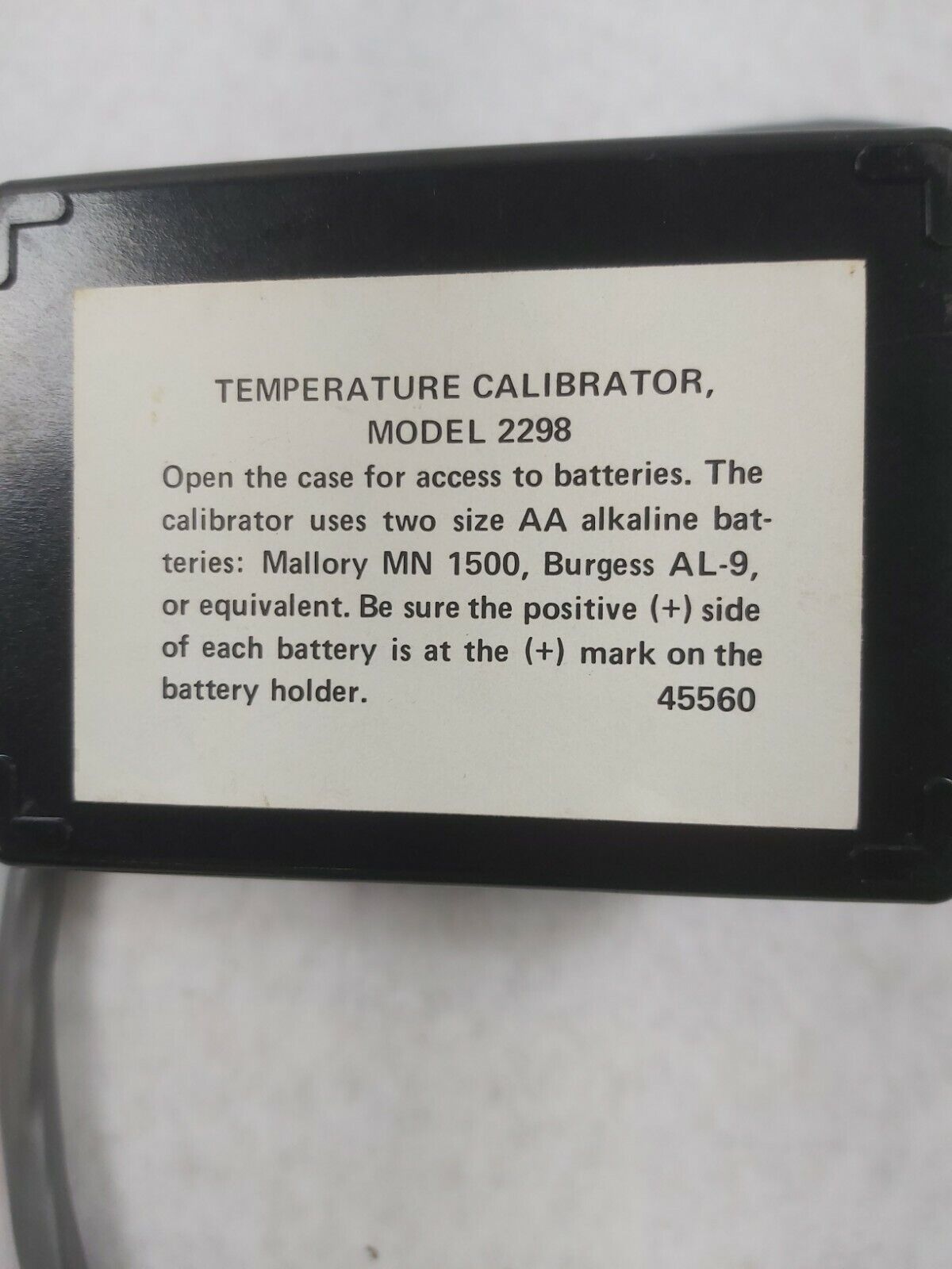 Damon/IEC Division Temperature Calibrator Model 2298