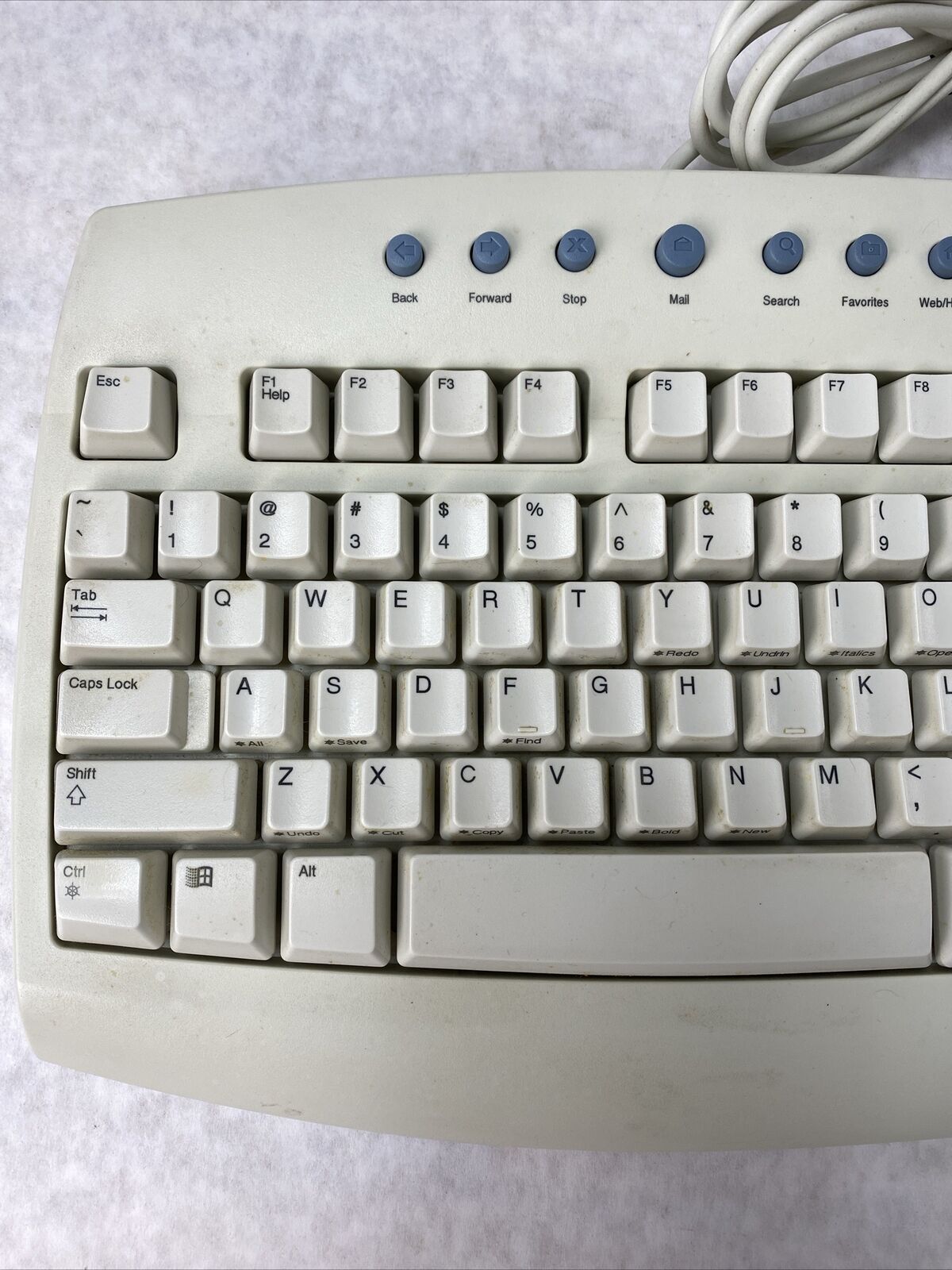 Microsoft X08-01062 RT9443 Vintage Internet PS/2Keyboard