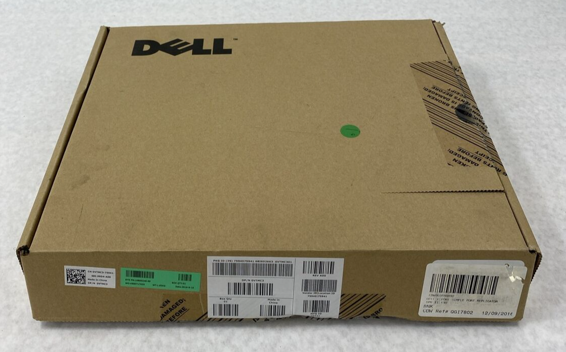 Dell 0VTMC3 E-Port II 0PDXXF K07A Dock DVI DP VGA eSATA USB + AC Power Adapter