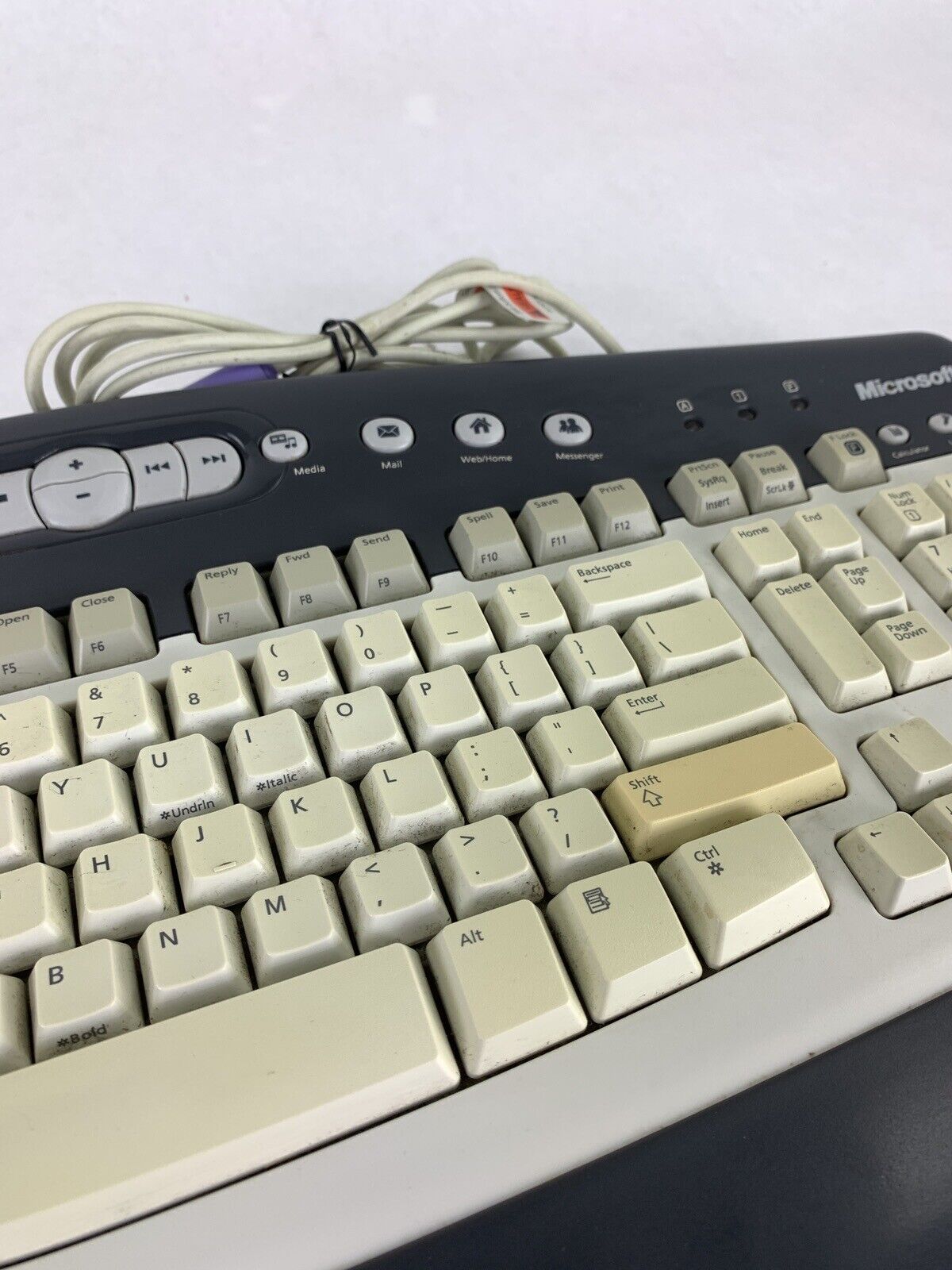 Microsoft KB-0168 Digital Media Wired PC Keyboard 1.0A Ergonomic