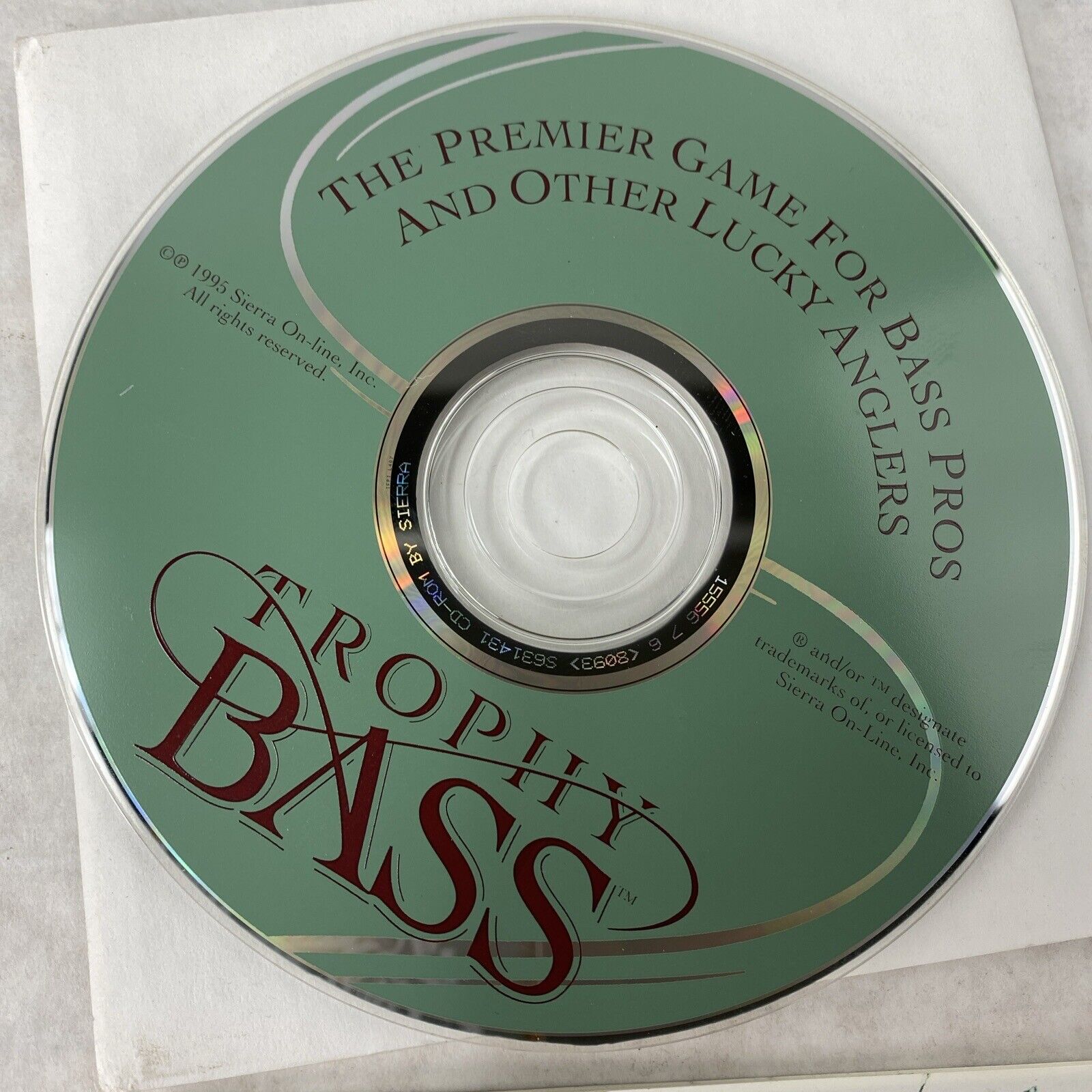 Trophy Bass 1995 Vintage Classic PC Mac Video Game by Sierra