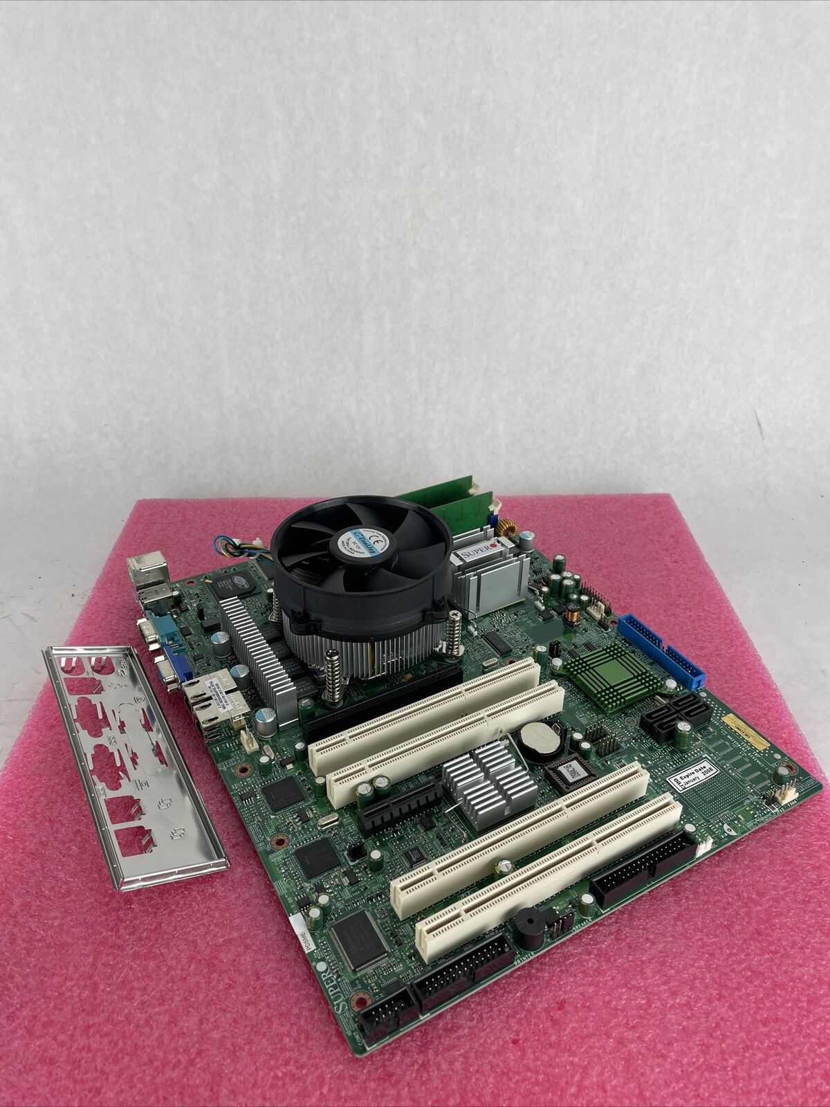 SuperMicro PDSME Motherboard Intel Pentium 4 3.4GHz 512MB RAM w/Shield