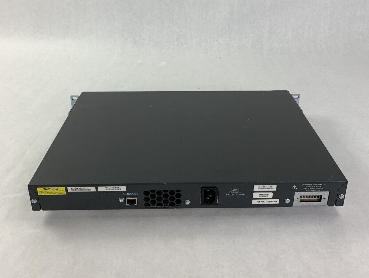 Cisco Catalyst 2970 WS-C2970G-24T-E 24-Port Gigabit Managed Ethernet Switch