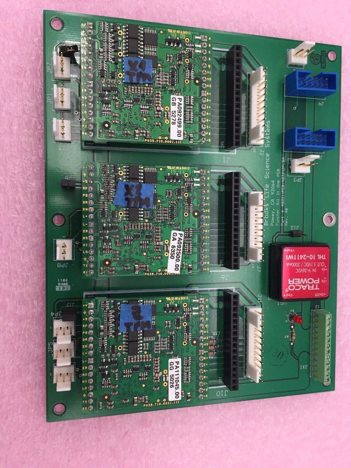 Brooks Systems 483211PCB REV. AB Replacement Board