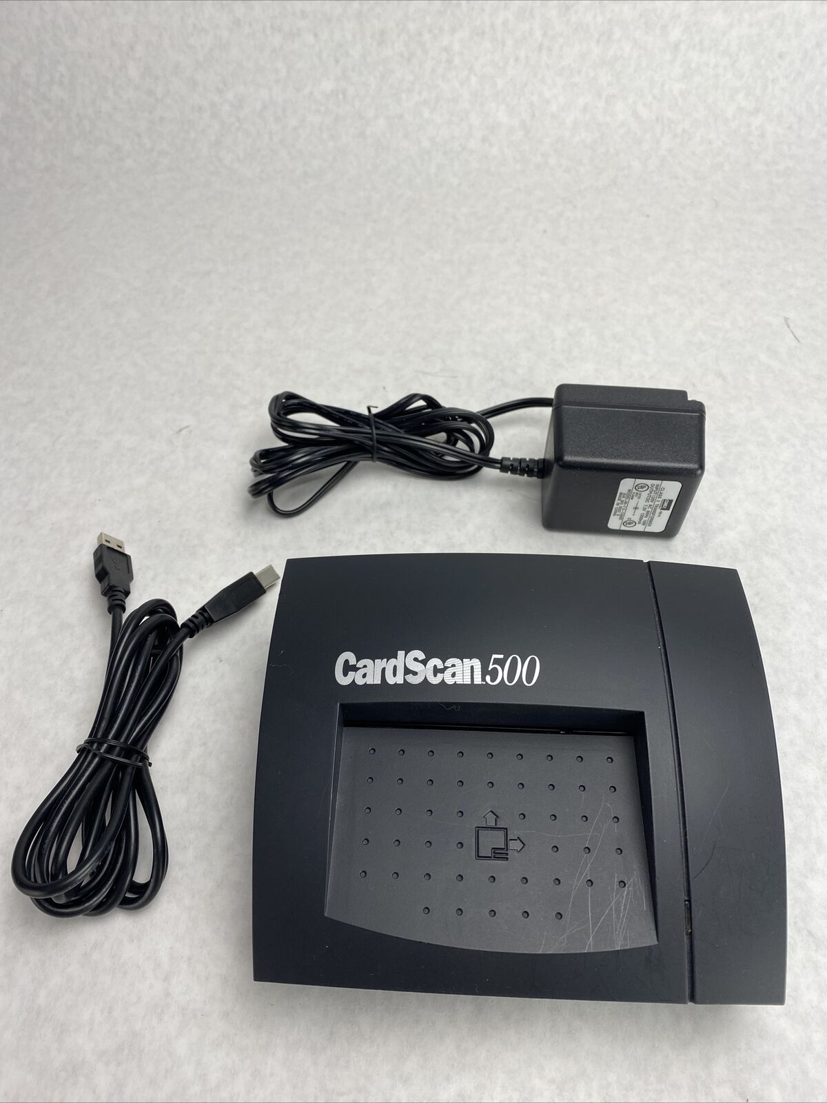 Corex CardScan 500 Business Card Scanner with USB-B and AC Adapter NO SOFTWARE