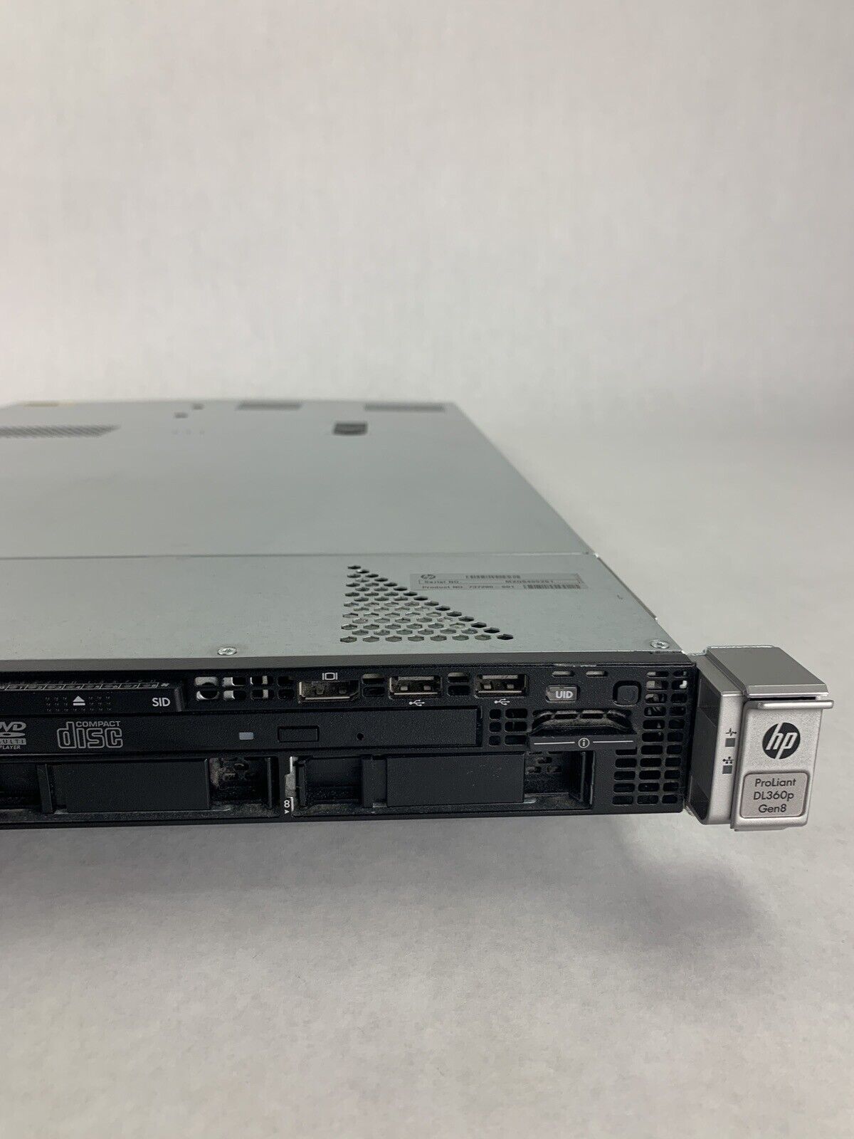 HP ProLiant DL360p Gen8 Xeon E5-2609V2 2.5 GHz 16 GB RAM No OS No HDD