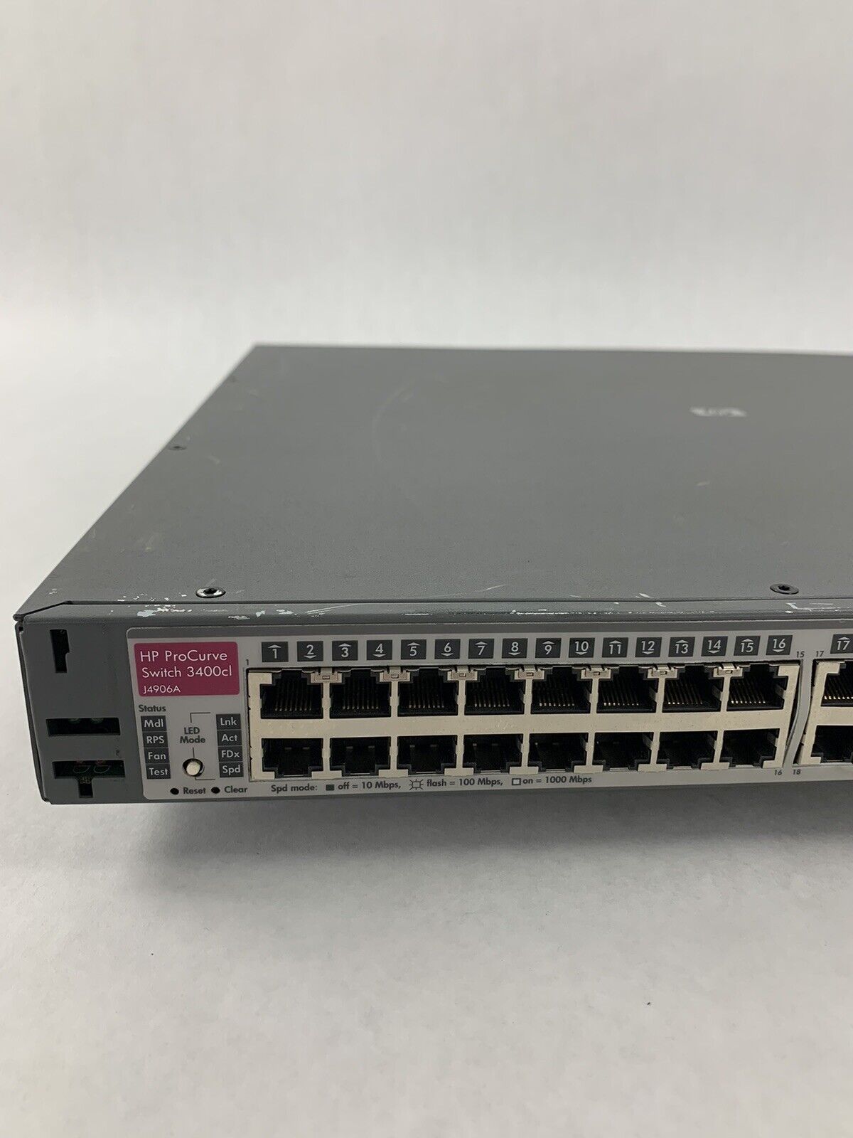 HP ProCurve 3400cl 48-Port Gigabit Managed Ethernet Network Switch J4906A