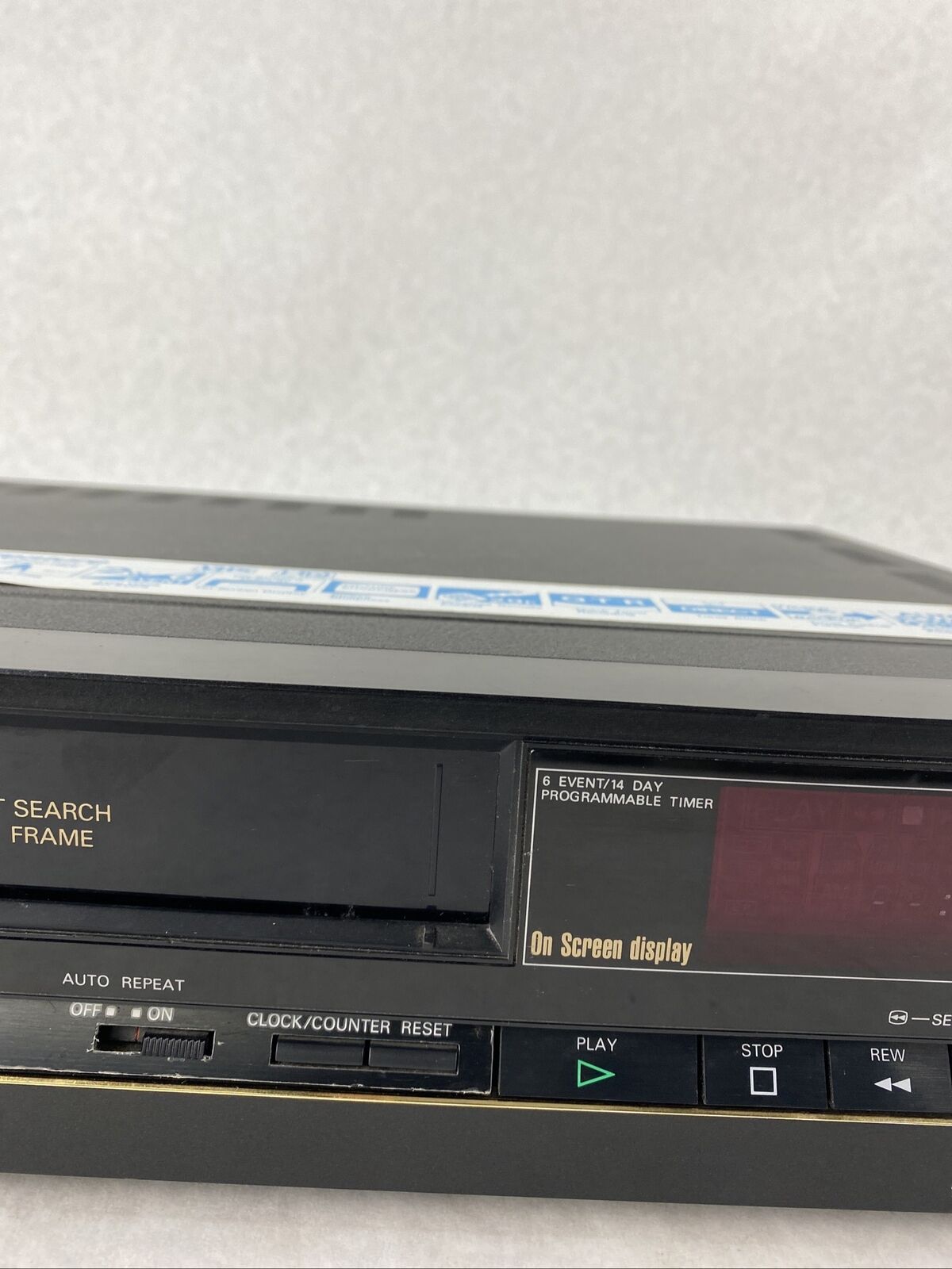 Teknika VCR882 VHS Player VCR Recorder Made in Japan NEEDS REPAIR