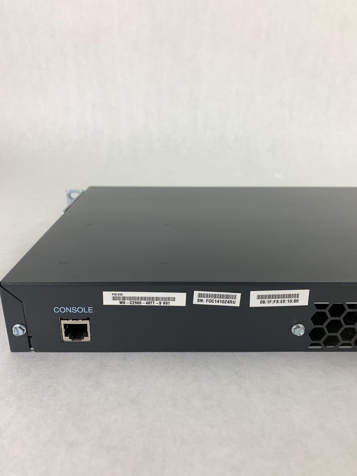 Cisco Catalyst 2960 Series WS-C2960-48TT-S 48 Port Managed Ethernet Switch