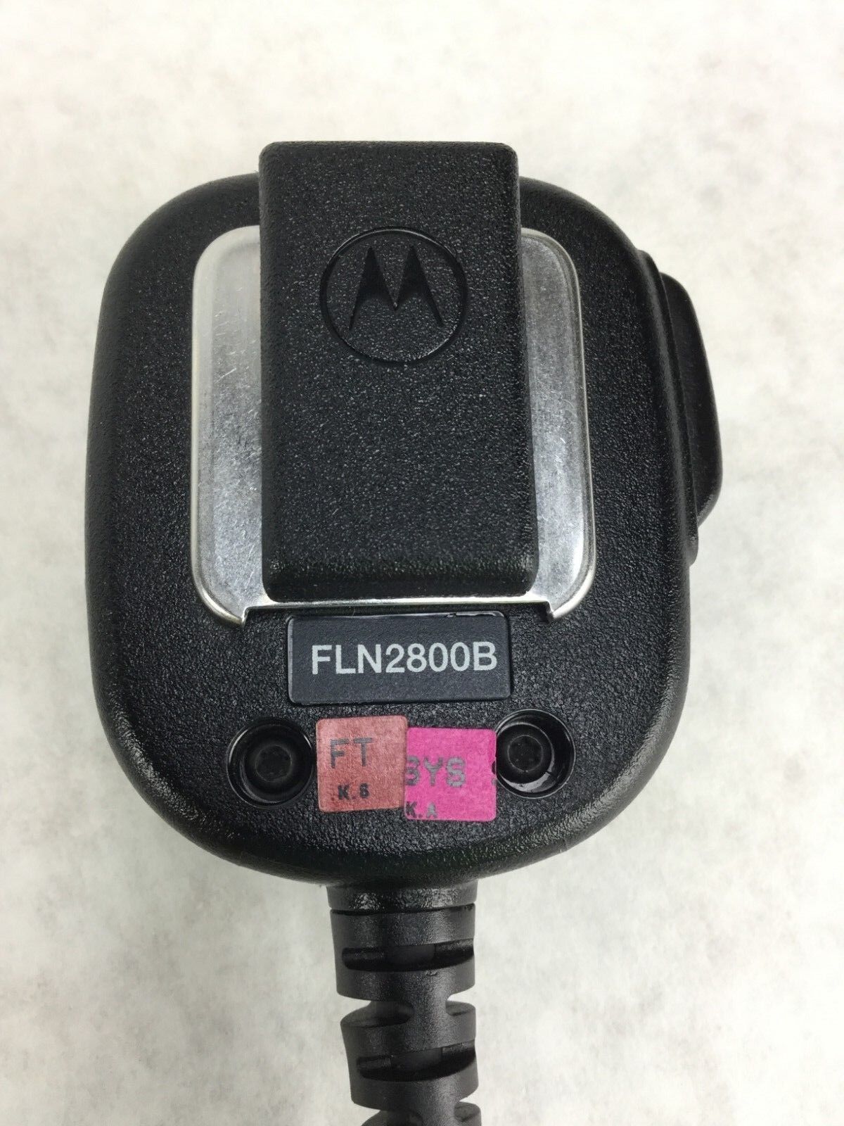 Genuine Motorola FLN2800B Push To Talk Microphone