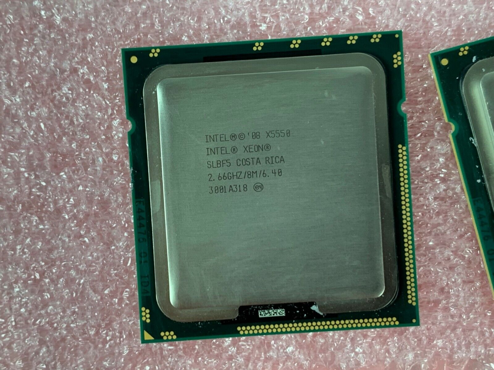 Matched Pair Intel Xeon X5550 2.66GHz 8MB QPI 6.40GT/s 1366