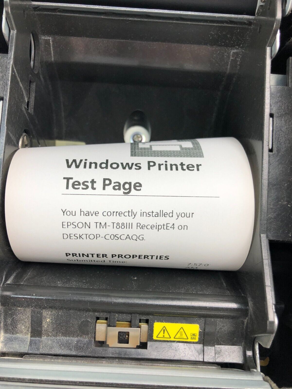 Epson TM-T88IIIP POS Thermal Receipt Printer M129C Parallel No Power Supply