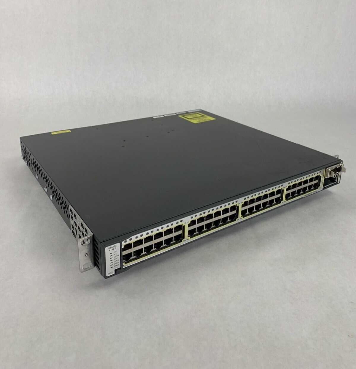 Cisco Catalyst WS-C3750E-48TD-S V03 48 Port Gigabit Managed Network Switch