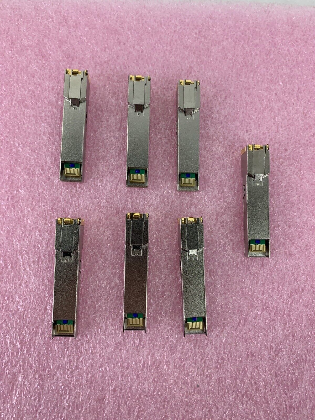 Lot of 8 Fiberstore SFP-GB-GE-T 1000BASE-T 1GT SFP Transceiver 100m