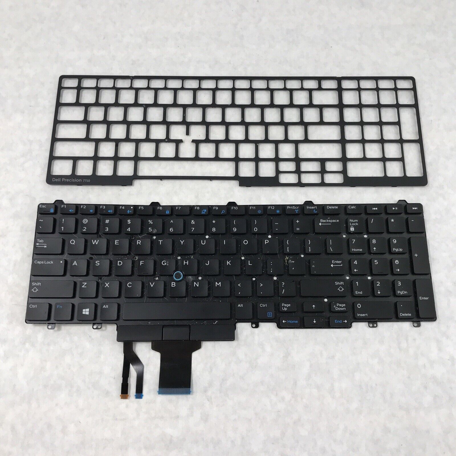 Dell N7CXW Precision 7710 Keyboard Black 0N7CXW